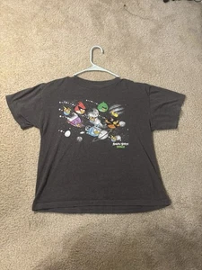 Camiseta Angry Birds Space Juvenil Gris Medio Dibujos Animados Gráfico Camiseta Rovio Juego - Imagen 1 de 6
