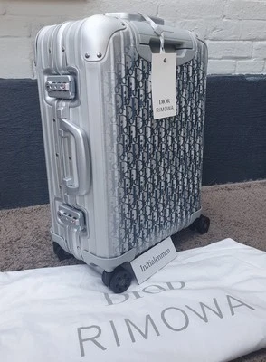Rimowa + DIOR Cabin Silver brand new in box full set with tags INDIGO - Image 1 of 4