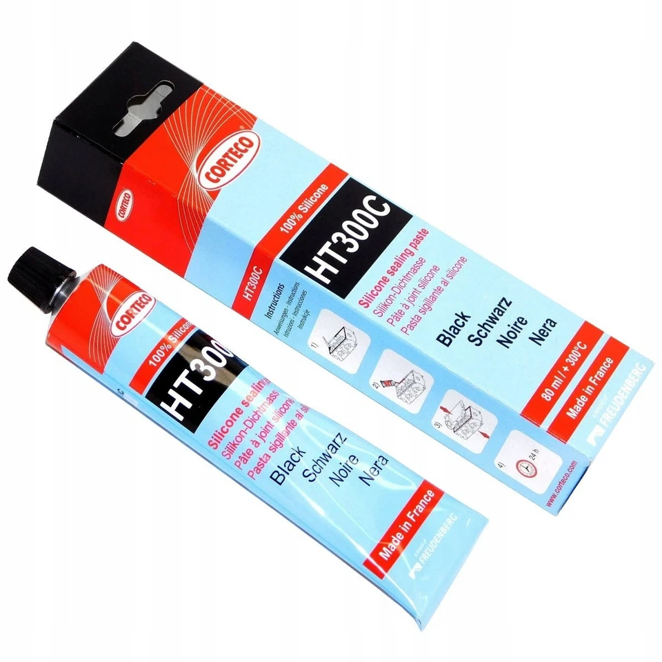 Sellador de juntas HT300C negro silicona Corteco fabricante de juntas Foto 1 de 3