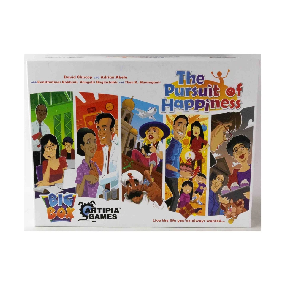 Artipia jogos de tabuleiro Pursuit of Happiness caixa grande muito bom/quase perfeito - Imagem 1 de 2