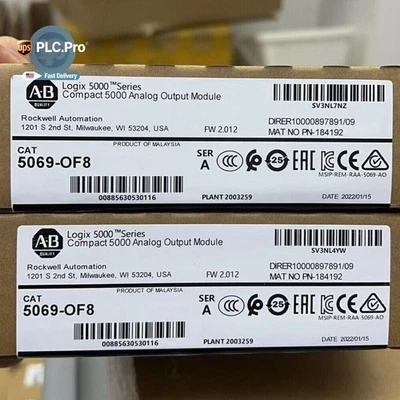 Módulo de salida analógica compacto 5000 Allen-Bradley 5069-OF8/A impuestos gratuitos de EE. UU. Foto 1 de 4