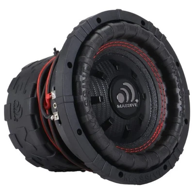 Subwoofer de audio para automóvil de 6,5" 300 vatios RMS doble 2 ohmios audio masivo GTR62 Foto 1 de 4