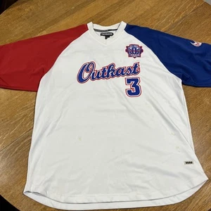 OUTKAST Clothing Company Baseball Jersey Andre 3000 ATLiens Mens XXL Hip Hop - Picture 1 of 19