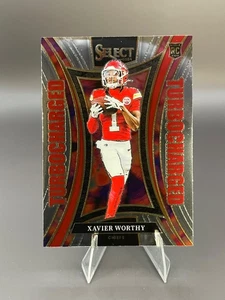 2024 Panini Select XAVIER WORTHY (RC) Turbo Charged Insert #14 Chiefs - Picture 1 of 5