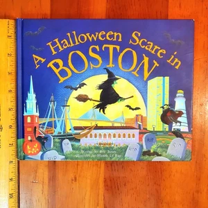 A Halloween Scare in Boston Prepare If You Dare Eric James HC Childrens Book 1st - Picture 1 of 7