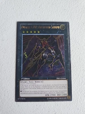 Yugioh Number C102: Archfiend Seraph (Ultimate Rare) PRIO-EN044  1st Edition #83 - Image 1 of 4