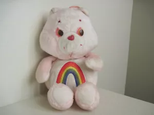 Peluche 16" Vintage Care Bears ~ Cheer Bear Peluche Peluche - Foto 1 di 4