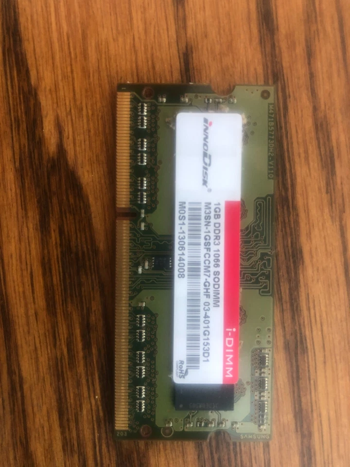  1 GB SO-DIMM 1066 MHz DDR3 Memory - Image 1 of 1