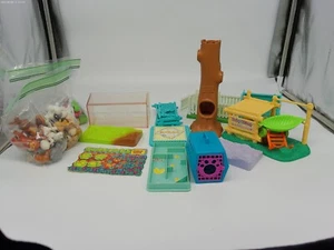 HUGE LOT Littlest Pet Shop houses, pets, dogs, cats, accessories, tree, cages - Picture 1 of 11