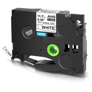 Repuesto de cinta de etiqueta de tubo termorretráctil compatible para Brother Hse231 11,7 mm EE. UU. - Imagen 1 de 9