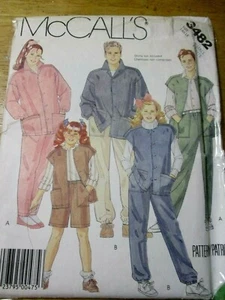 McCALL'S Sewing pattern no. 3482 UNISEX PANTS JACKET VEST-SHORTS size 7 - Picture 1 of 4