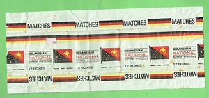 MATCHBOX WRAPPER FOR 12 BOXES - MELANESIAN NATIONAL, PAPUA NEW GUINEA - Picture 1 of 1