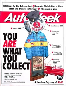 Autoweek Magazine November 25, 1996 You are What You Collect - Picture 1 of 2