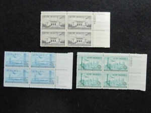US - SCOTT# C34-C36 - PLATE BLOCK 4 - MNH - CAT VAL $9.50 - Picture 1 of 2