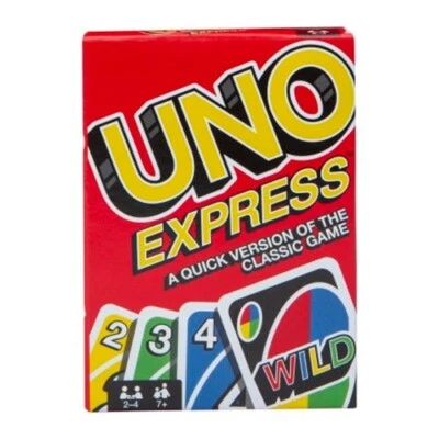 Mattel UNO EXPRESS Version Family Card Game Quick Special Edition NEW Sealed - Image 1 of 4