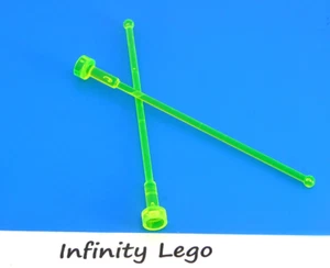 2 LEGO Antena Verde Trans-Neón 8 Tachuelas Látigo Alto 8H Espacio Star Wars (2569) - Imagen 1 de 1