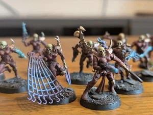 Drukhari - 10 x Wyches - Grimdark part conversion. Beautiful! Games Workshop 40k - Photo 1/8