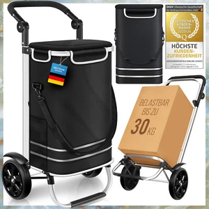 Carrito de la compra plegable 3 en 1 trolley para comprar; carro 56L con compartimento frigorífico - Imagen 1 de 11