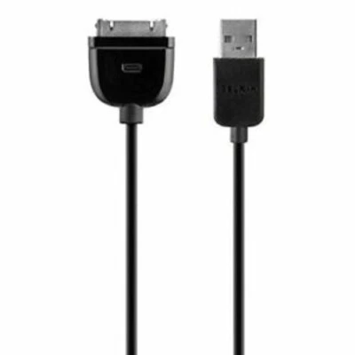 Belkin  Old Style 30 Pin USB Charger Cable Lead for iPhone iPad 3 2 1 iPhone 4s - Image 1 of 3