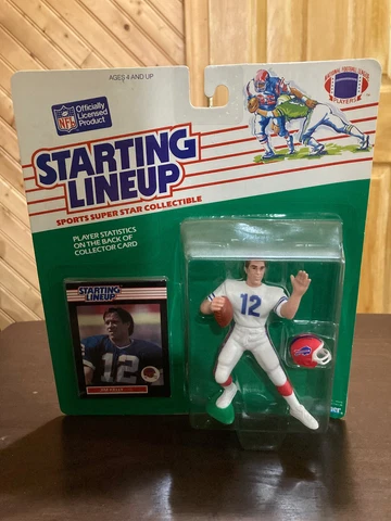 1989 Kenner - NFL Starting LineUp - Buffalo Bills, Jim Kelly - New Cover