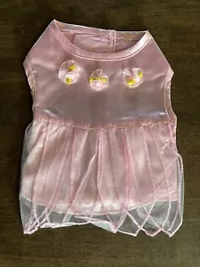 Cha Cha Hund rosa Fee Kleid Tutu Rosen Größe Small Neu - Bild 1 von 9