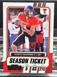 PATRICK MAHOMES 2021 Contenders DP 1 Texas Tech NFL Kansas City Chiefs Football - Picture 1 of 2