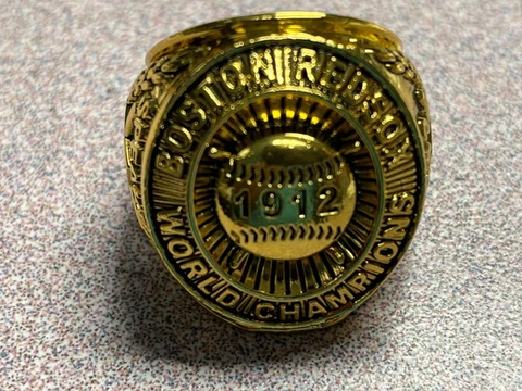 TRIS SPEAKER 1912 COMMEMORATIVE CHAMPIONSHIP RING RED SOX SIZE 11 Cover