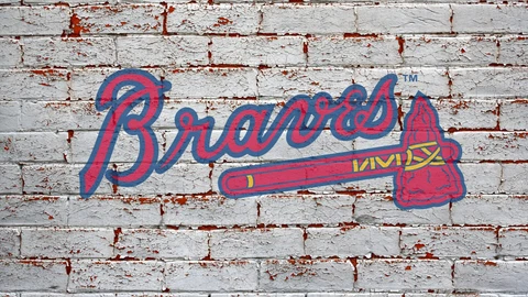 MLB ATLANTA BRAVES BASEBALL ACUNA LOGO GAMEROOM MANCAVE DECOR FRIDGE MAGNET #1 Cover