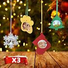 12x Christmas Photo Ornaments Frames 2023 Bedroom Door Hanging Picture Frame