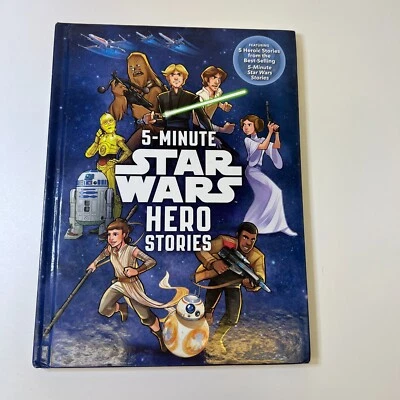 5-Minute Star Wars Hero Stories - Hardcover By Trey King 1st HC Edition Foto 1 de 4