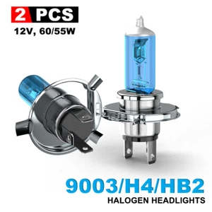 2pc H4 9003 Halogen Headlight Kit Hi-Low Beam For Mitsubishi Triton MN 2009-2015 - Picture 1 of 11