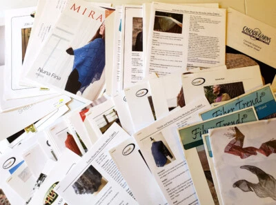 Assorted Shawl Patterns 77-  PLEASE READ DESCRIPTION       FREE SHIPPING - Image 1 of 4