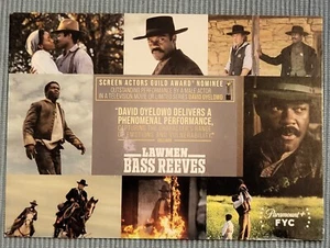 Lawmen Bass Reeves Series FYC Promotional Award Postcard David Oyelowo Nice! - Picture 1 of 2