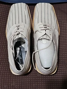 Giorgio Brutini Bone Mens Dress Shoes 10M Square Toe Leather Lace Up Tassel - Picture 1 of 7