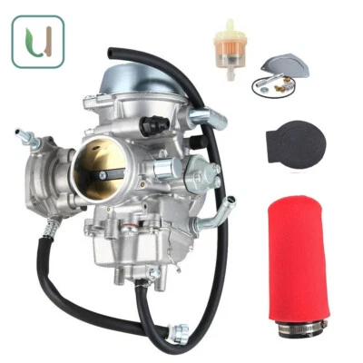 Carburetor For 2002-2006 2007 2008 Yamaha Grizzly 660 YFM660 4x4 + Air Filter - Image 1 of 4
