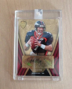 Topps Supreme John Elway 2010 autógrafo automático 43/55 - Imagen 1 de 2