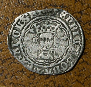 Henry VI Hammered Silver Halfgroat Calais Mint S1840 - Picture 1 of 2