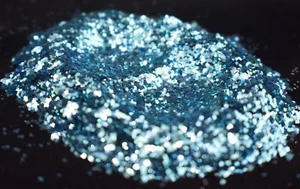 Tidewater Blue Metal Flake 1 LB 0.008 .008 Boats Guitars Motorcycle Hot Rods - Picture 1 of 7