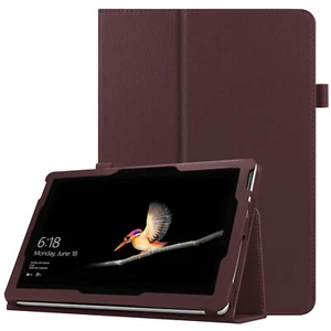 For Microsoft Surface Go 4 /3 / 2 / Surface Go Folio Case Stand PU Leather Cover - Picture 1 of 29