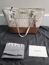 Brahmin Lady's Leather Handbag Medium Asher Pink Madera New w/ Tags