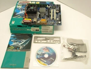 Asrock K7S41GX Socket 462 ATX Motherboard, CPU, RAM, Working Boxed Set - Bild 1 von 22