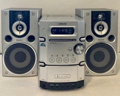 Sony CMT-HPX9 Micro Hi-Fi Component System AM/FM CD Cassette Player Works - Image 1 of 4