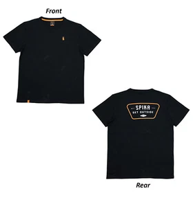 Spika Mens Black GO Casual Shooting T-Shirt - XL #GOT-CUB-1A5 - Picture 1 of 4