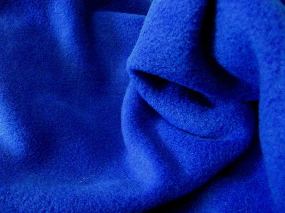 QUALITY Anti Pil Polar Fleece Fabric Material - ROYAL BLUE - Image 1 of 1