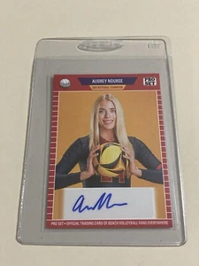 2024 Leaf Pro Set USC Trojans Beachvolleyball Auto #PA-AN1 Audrey Nourse RARE - Bild 1 von 2