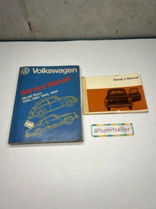 Volkswagen Beetle Karmann Ghia Official Service Manual Type1 1966 1967 1968 1969 - Picture 1 of 12