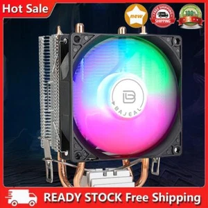 CPU Cooler Silent RGB Fan CPU Cooling Fan for Intel 1150/1151/1155/1156/1200 AMD - Afbeelding 1 van 12