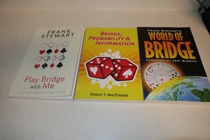 Bridge Books Lot 2 World of Bridge, Bridge Probability, Play Bridge With Me - Bild 1 von 3