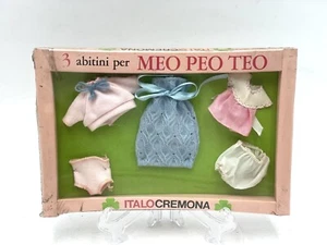 RARO  Set  3 TEO MEO,PEO ITALOCREMONA BAMBOLOTTO MINI DOLL  BAMBOLA  13 CM# GC - Picture 1 of 3
