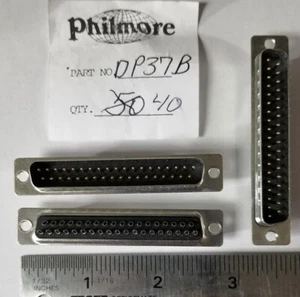 Philmore- DP37B D-Sub Connector 37 Pins Male NEW - one bag of 40 pieces - Picture 1 of 1